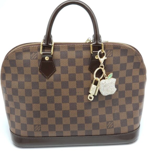 100% Auth Louis Vuitton Lock & Key with unbranded Bagcharm, Keycharm, Keychain - Picture 1 of 7
